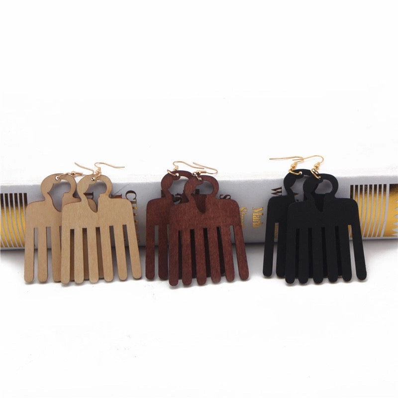 Africa Wooden Comb