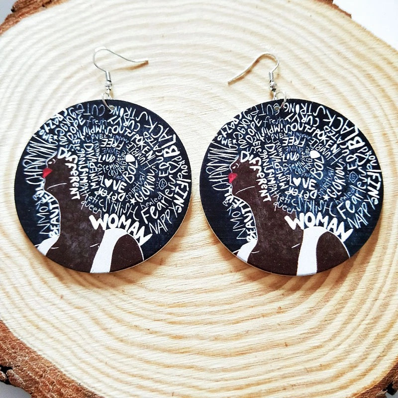 All That I AM Wooden Earrings